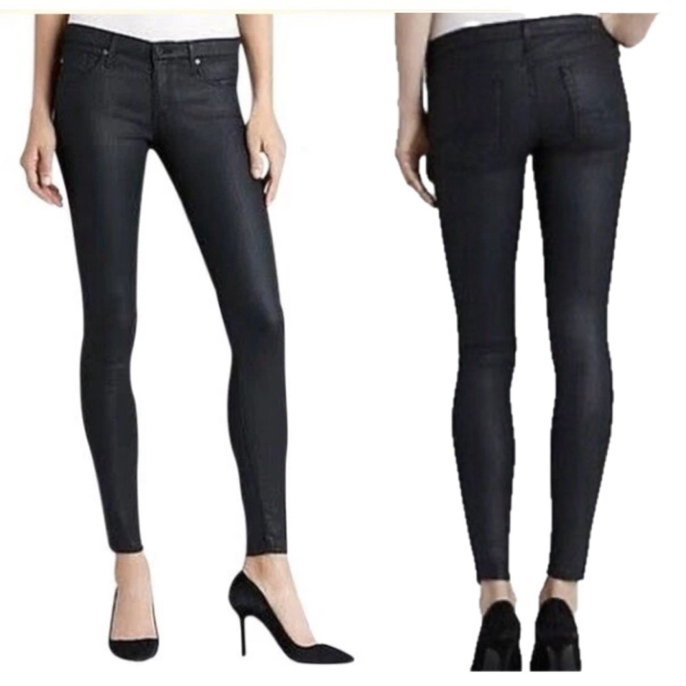 AG Adriano Goldschmied black the absolute legging extreme skinny wax finish 26